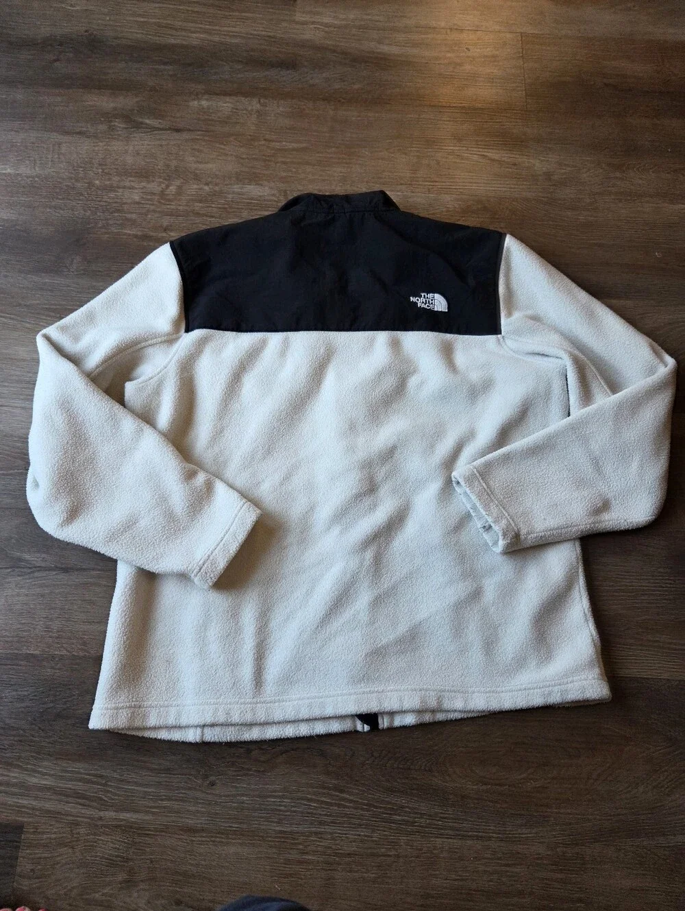 The North Face Mens Denali Black and White Fleece Jacket size Large